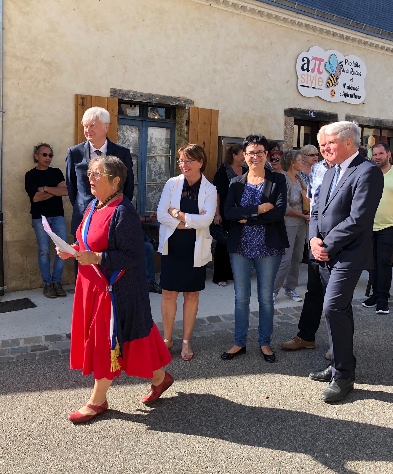 InaugurationTresson – Travaux Bourg 14 septembre 2019